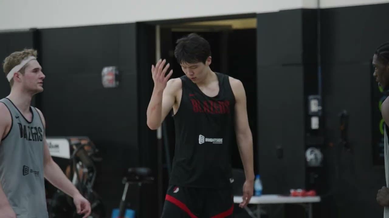 Yang Hansen Draft Workout | 2025 NBA Draft | Portland Trail Blazers